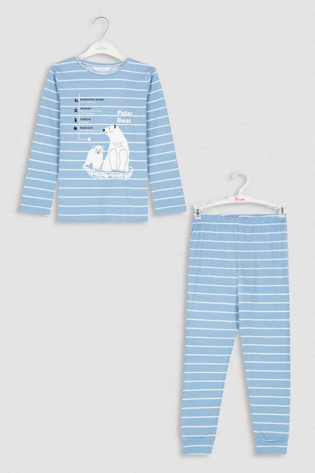 Açık Mavi B.polar Bear Pijama Takımı