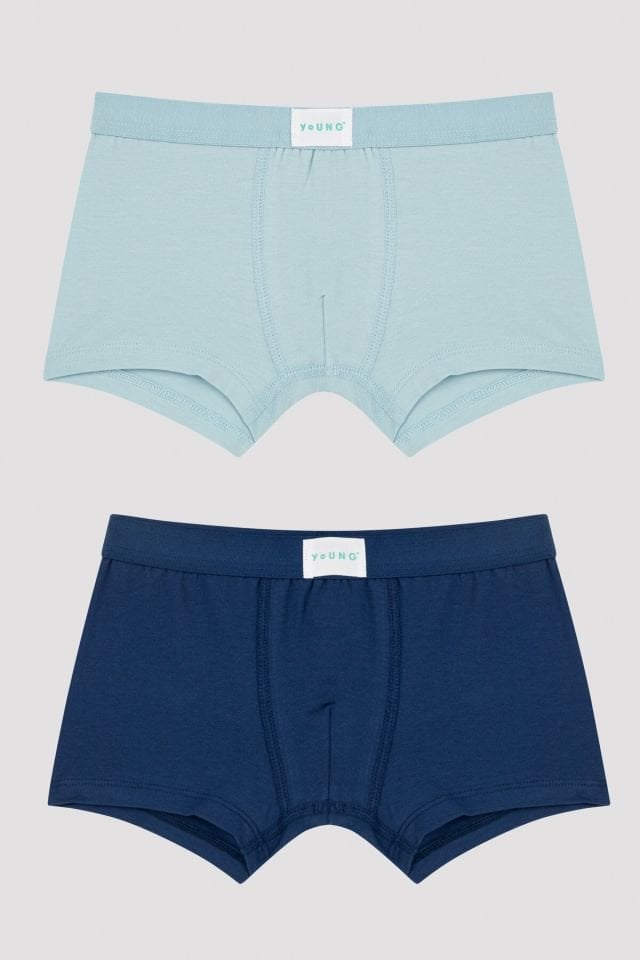 Boy Navy Basic 2 Boxer