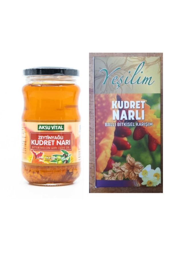 Zeytinyağlı Kudret Narı 300 gr + Kudretnarlı Ballı Macun 460 gr