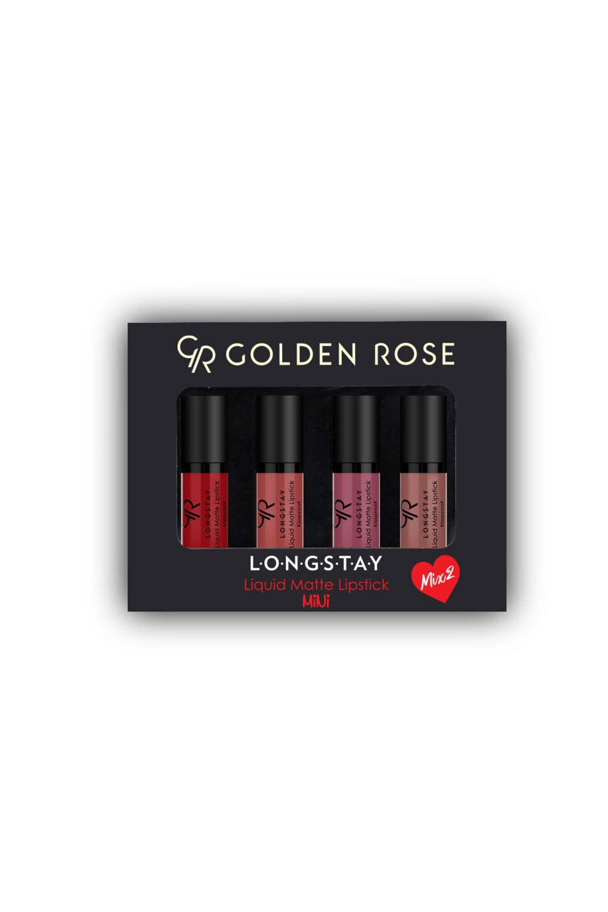 Mini Ruj - Gr Long. Liquid Matte Lipstick Mini 2 (4'lü Kutu)