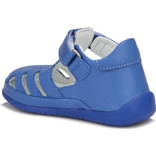 Leather Men's First Step Casual Shoes Sax Blue