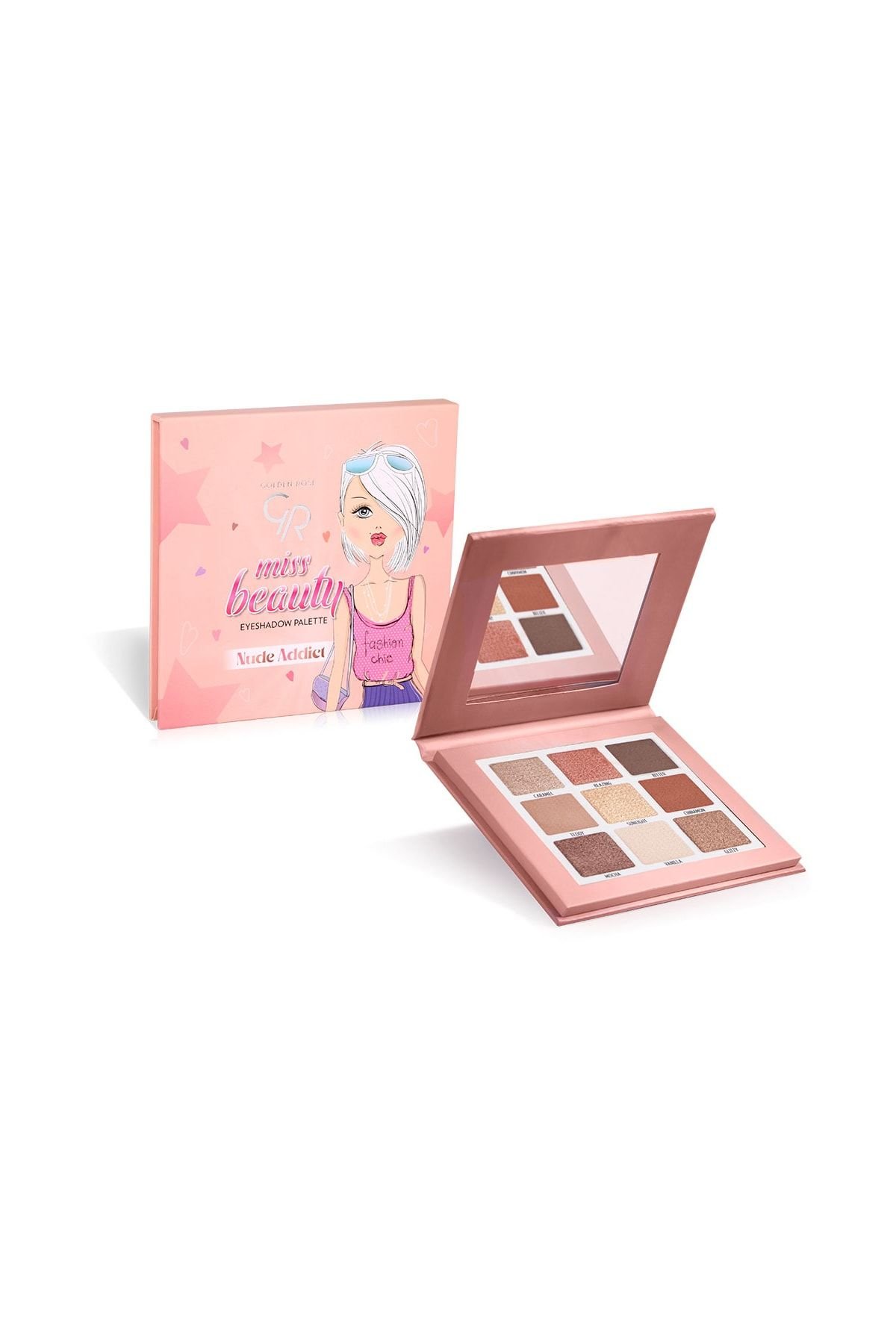 9'lu Far Paleti - Gr Mıss Beauty Eyeshadow Palette - Nude Addıct