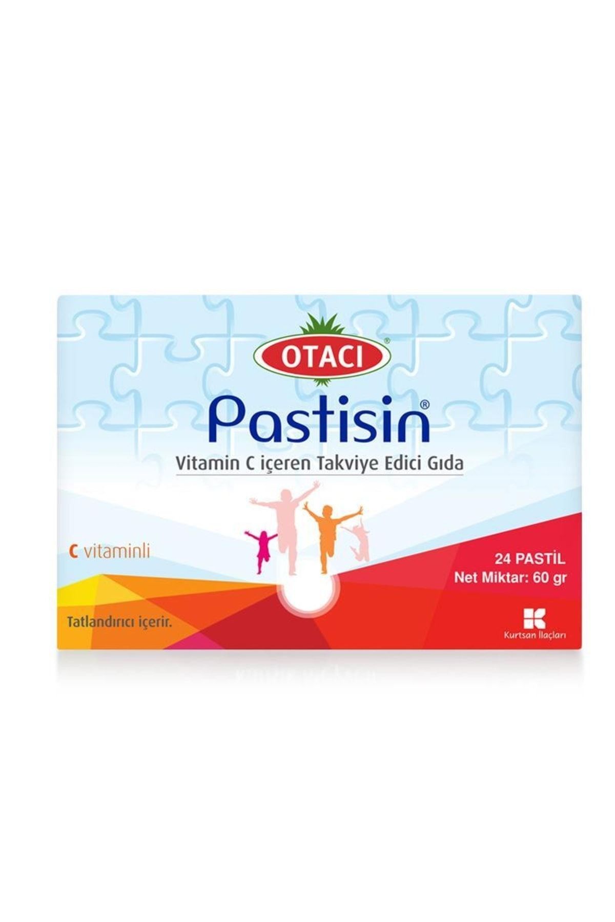 Pasticin Herbal Children's Lozenge with Vitamin C +6 24 pcs