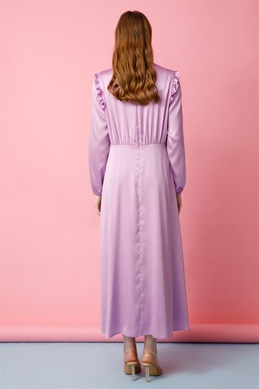 Bow Detailed Dress LILAC