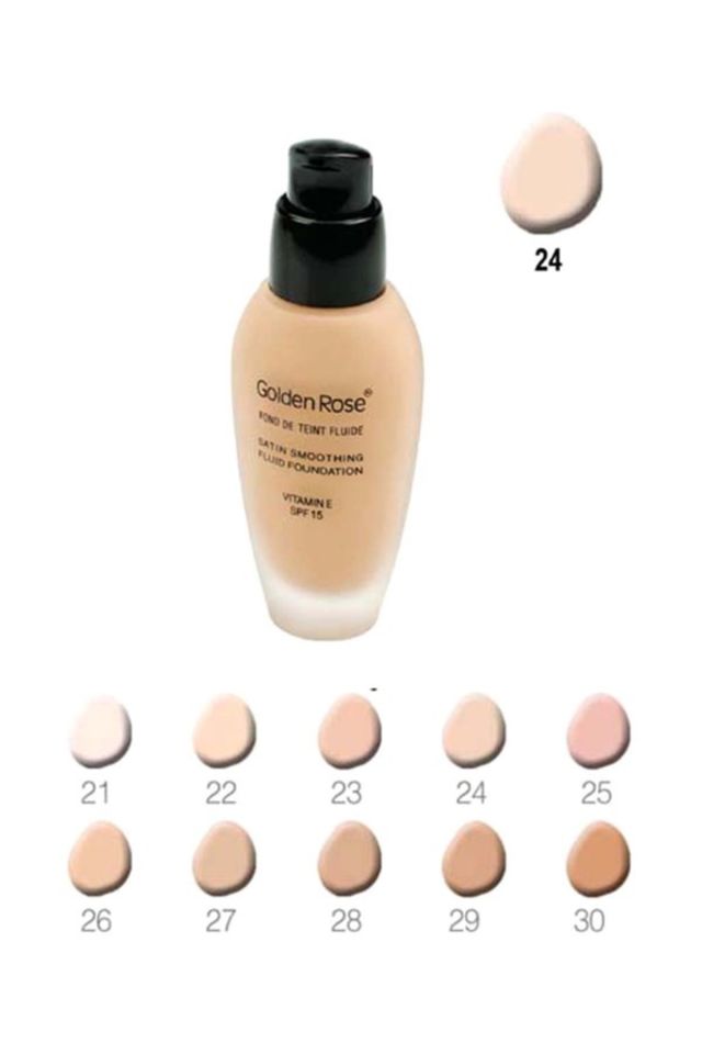 Likit Fondöten - Satin Smoothing Fluid Foundation Spf 15 No: 27 34 ml