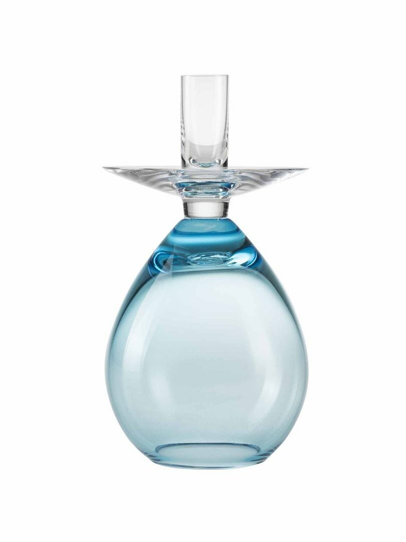 Princess Candlestick Turquoise Blue
