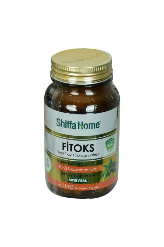 Fitoks Green Tea Leaf Extract Dietary Supplement 850 mg x 60 Capsules
