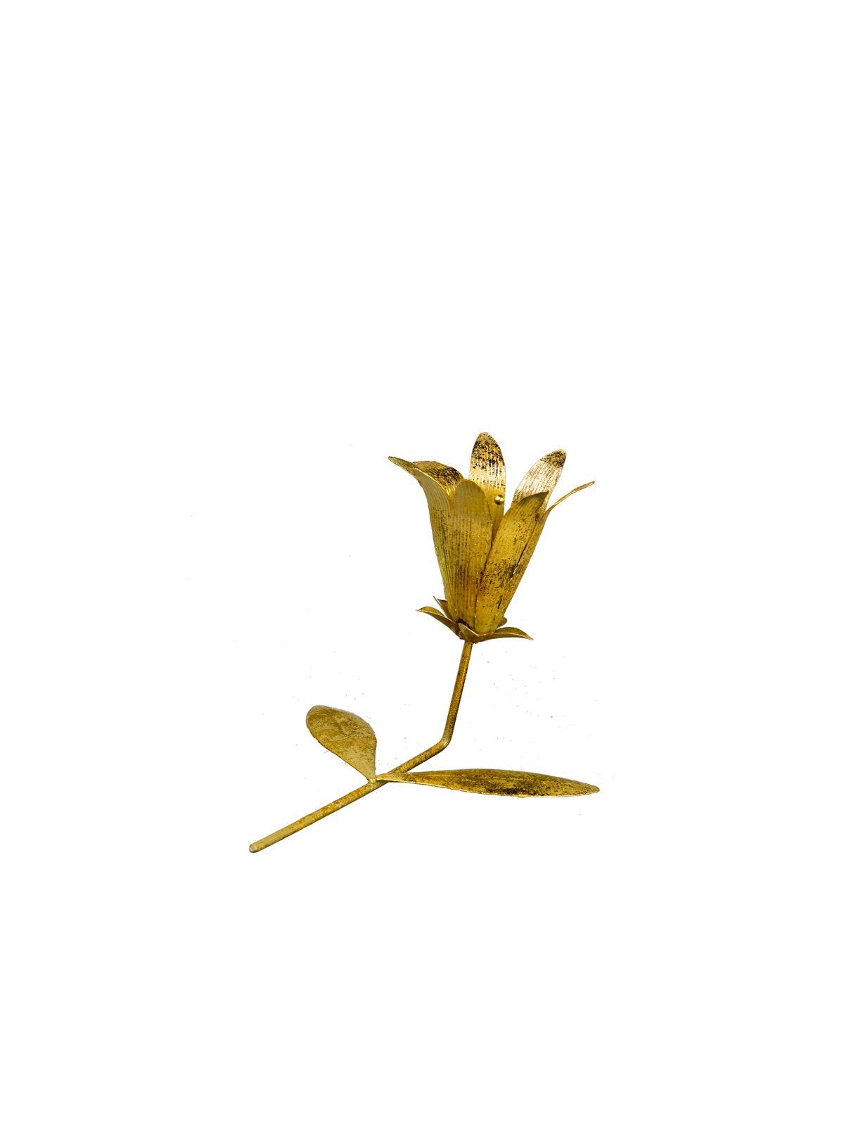 Flower 1 Metal Şamdan Mumluk