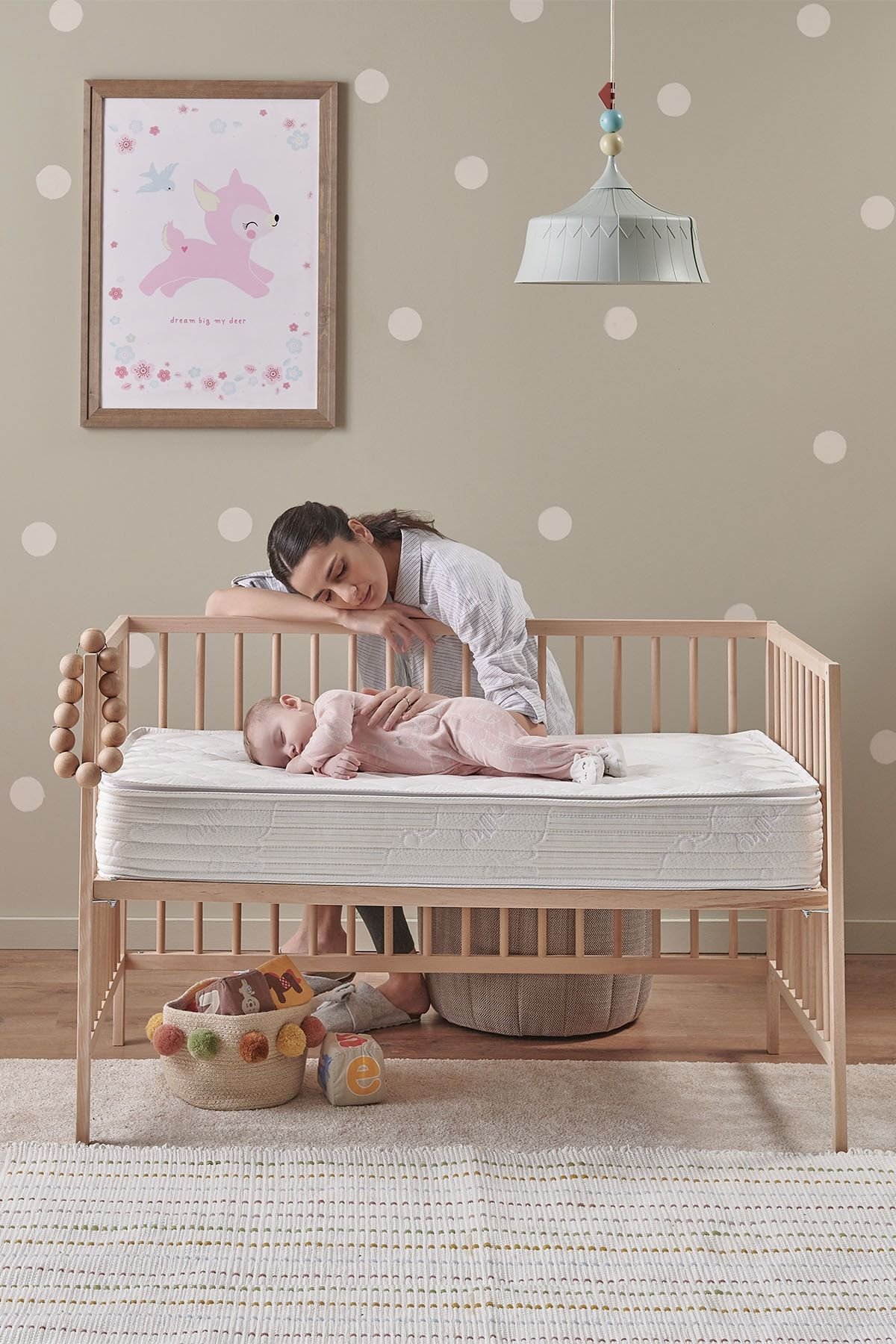 Milky Comfy Dht Padded Spring Mattress