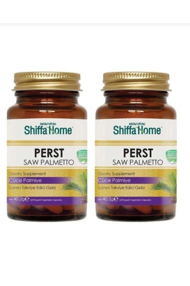Perst Saw Palmetto İçeren Gıda Takviyesi 60 Kapsül X 2 Adet