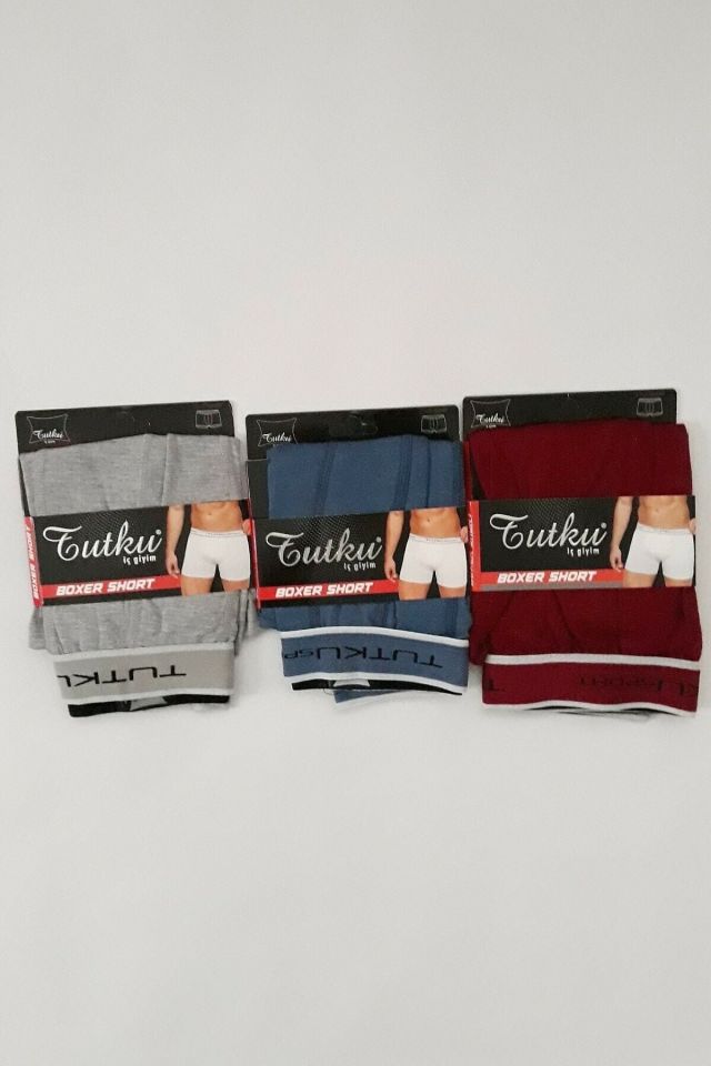 Men's Lycra Combed Cotton Boxer 6 pcs