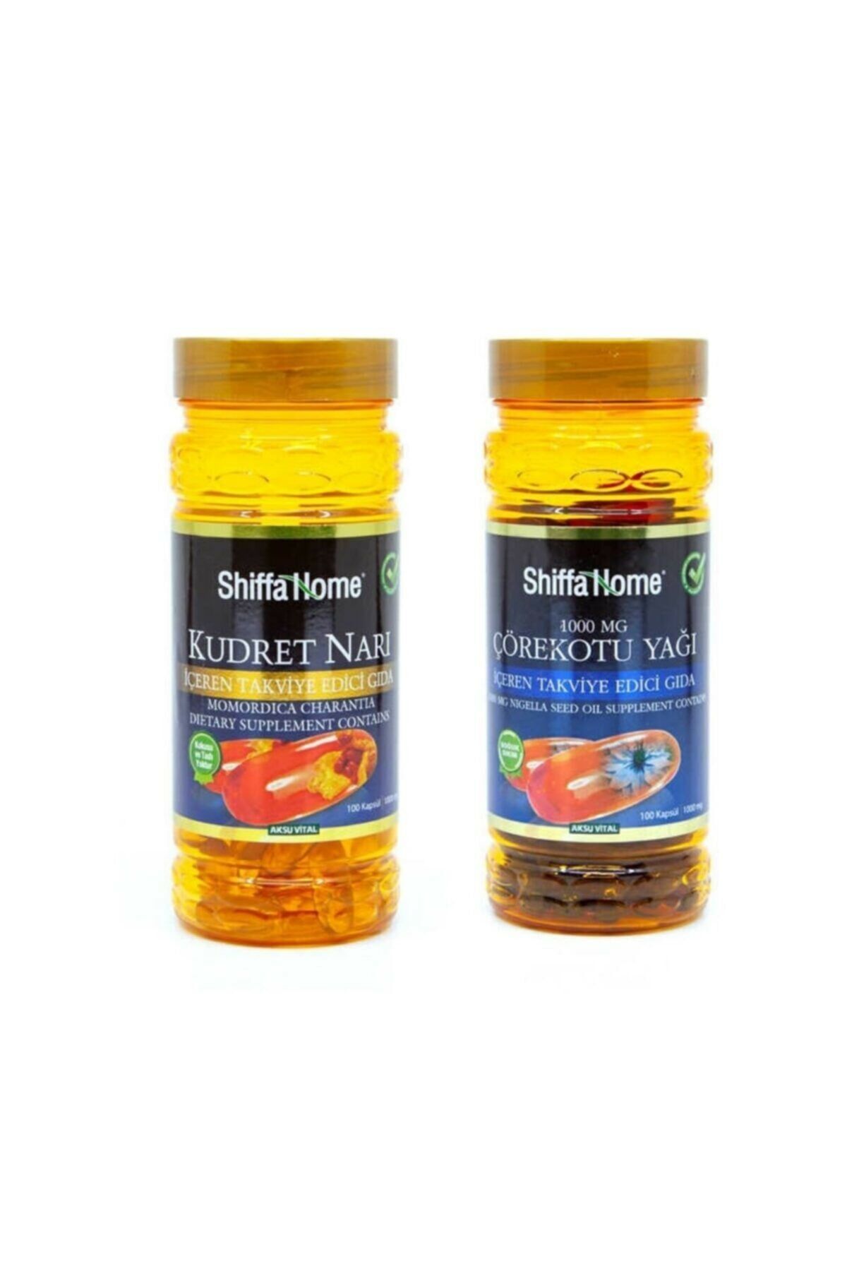 Zeytinyağlı Kudret Narı Softjel Kapsül + Çörekotu Yağı Softjel- 1000 Mg