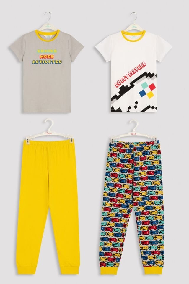 Mix Gaming Mode 4lü Pijama Takımı
