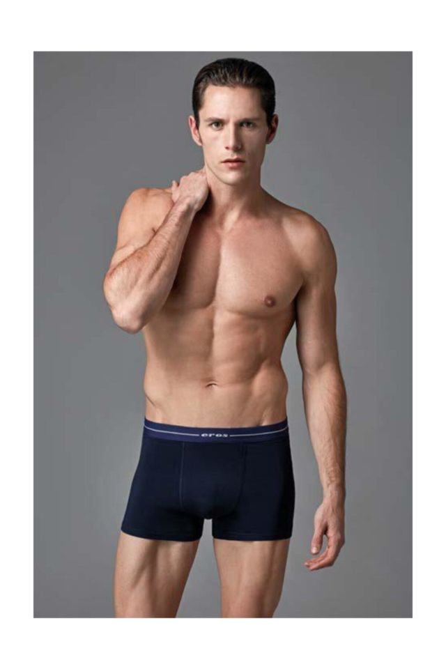 Gri, Siyah Ve Lacivert Erkek Stretch Boxer 3lü Kutu