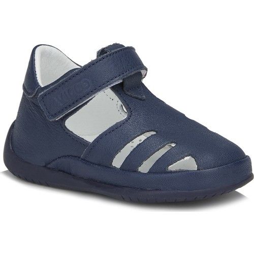 Leather Men's First Step Casual Shoes Navy Blue