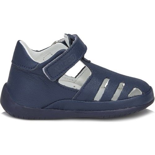Leather Men's First Step Casual Shoes Navy Blue
