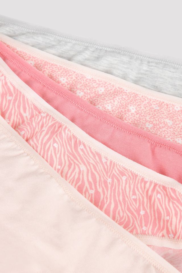 Multi Color Wow You Can Really Dance 5 Pieces Slip Panties