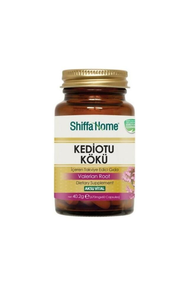 2 Adet Aksuvital Kediotu Kökü 670 mg 60 Kapsül