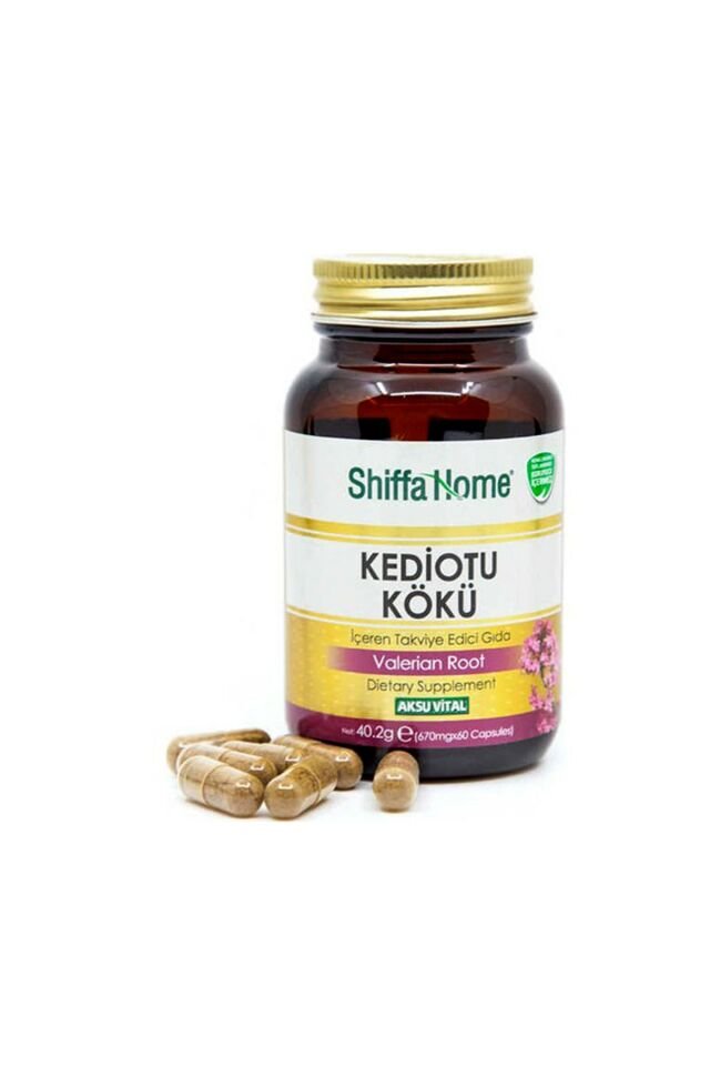 2 Adet Aksuvital Kediotu Kökü 670 mg 60 Kapsül