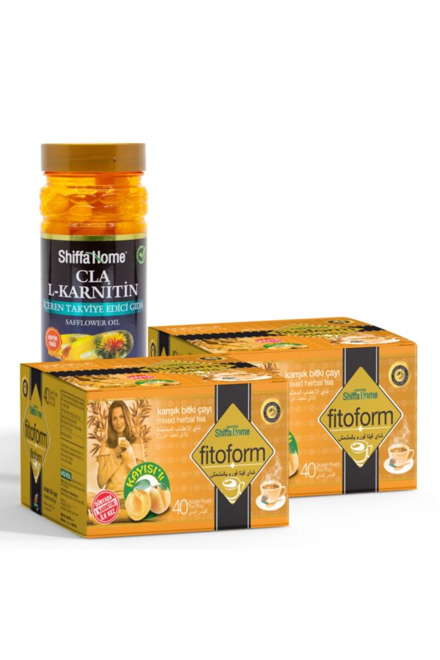 Shiffa Home-Aspir Yağı Cla L-karnitin Softjel + 2 Adet Fitoform Çay