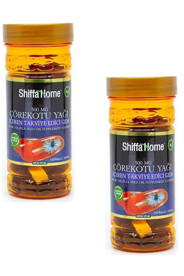 Çörekotu Yağı 150 Kapsül 500mg X 2 Adet