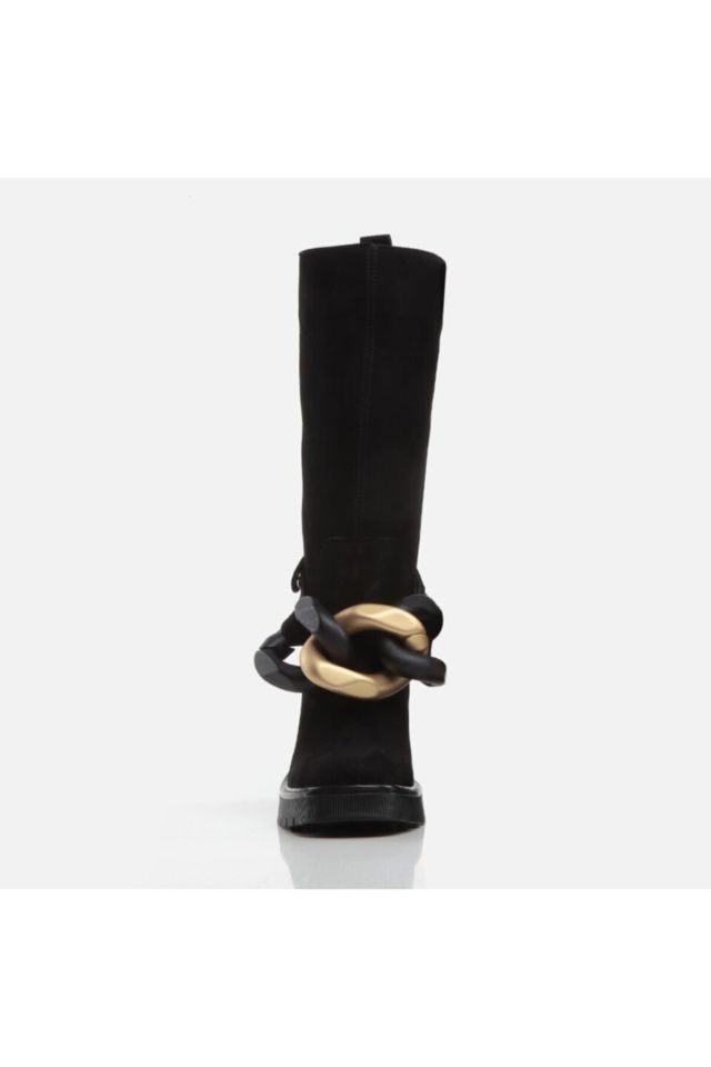 Leather Black Women's Boots