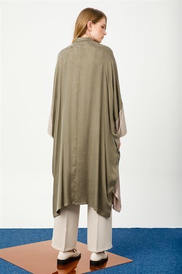 Sleeve Detailed Tunic GREEN