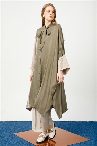 Sleeve Detailed Tunic GREEN