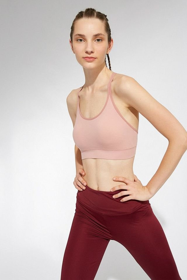Women's Linen Color Sports Bra