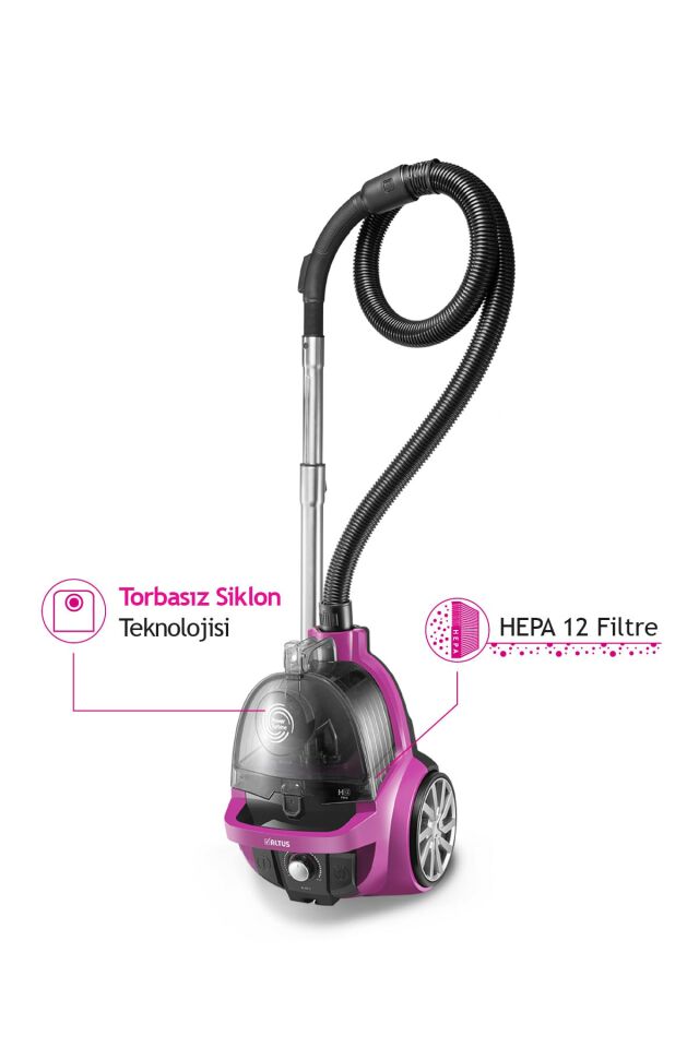 Bagless Vacuum Cleaner with Hepa Filter