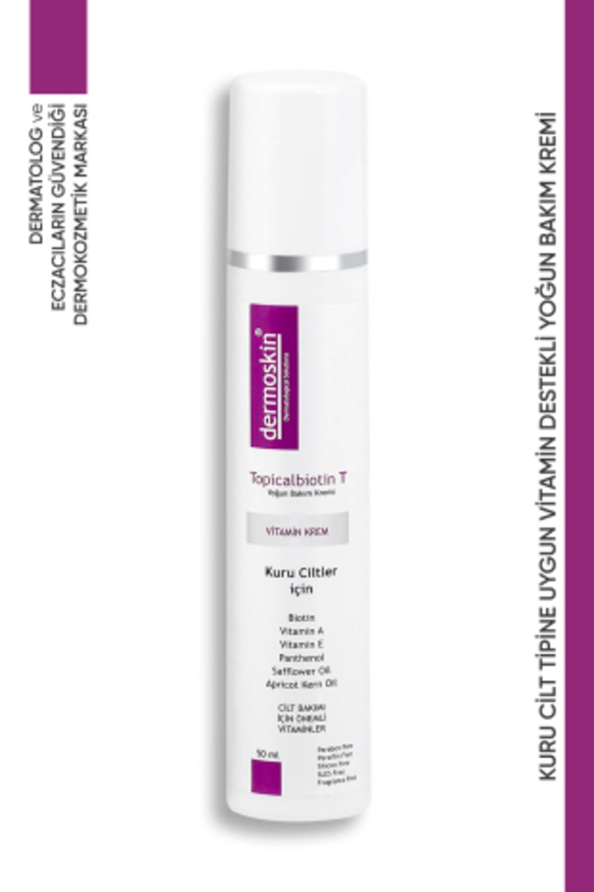 Dermoxin Topicalbiotin Care Cream for Dry Skin 50 ml