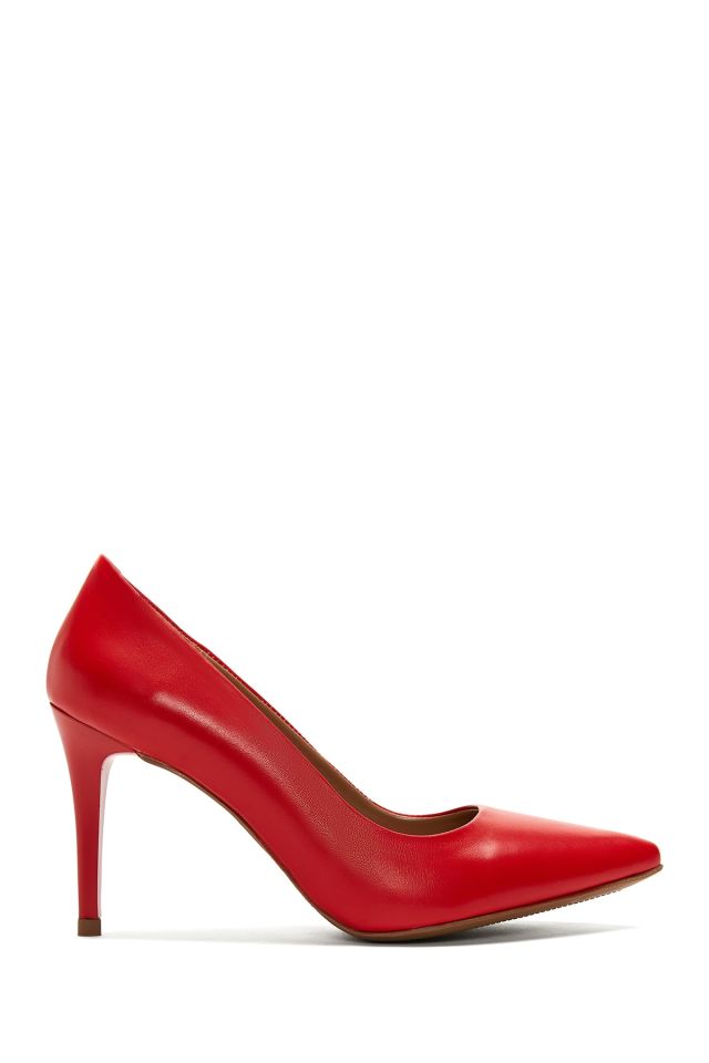 Women's Leather Stiletto Shoes
