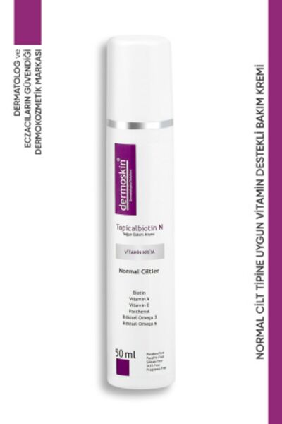 Dermoxin Topicalbiotin N Care Cream for Normal Skin 50ml