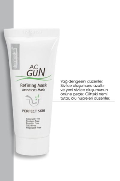 Acgun Sivilce ve Akneli Ciltler için  Arındırıcı Mask 30 ml