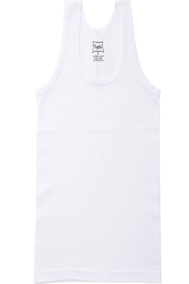 6 Pieces Boy Child Waiter Boy Rib Athlete (13-14 Ages) 100% Cotton Abani Classic