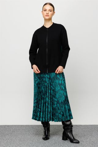 Ghisa Jacket Skirt Set GREEN