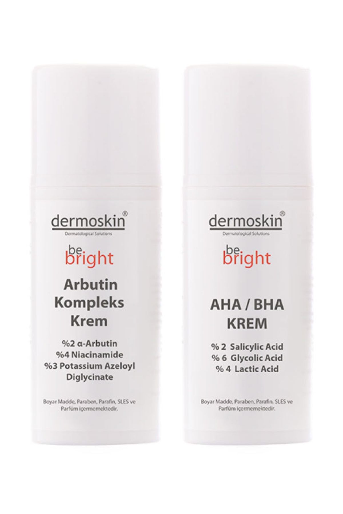 Be Bright  Arbutin Kompleks Krem 33 ml + Be Bright AHA BHA Krem 33 ml