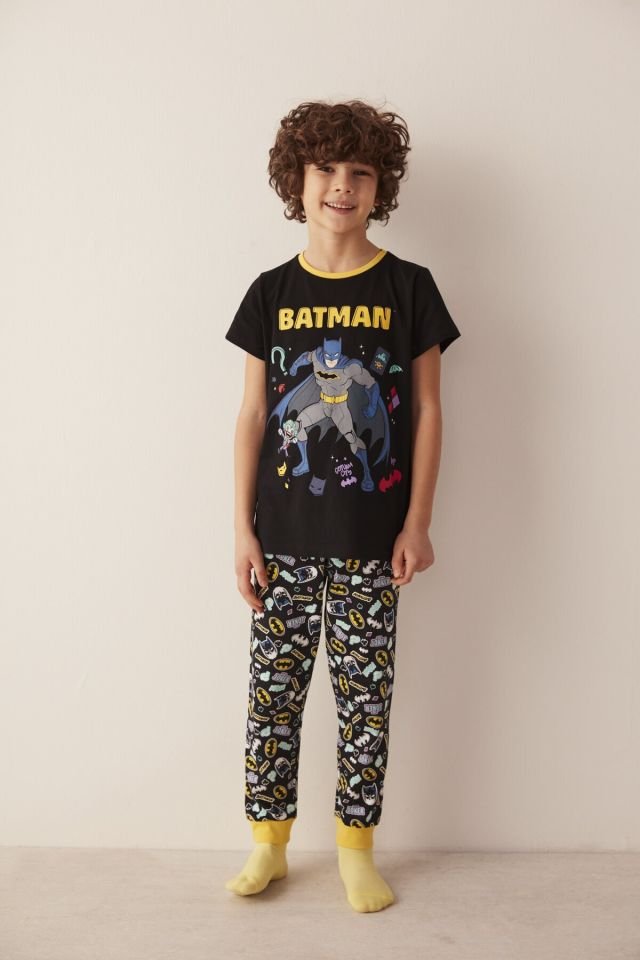Black Lic Batman 2 Pack Pajamas Set