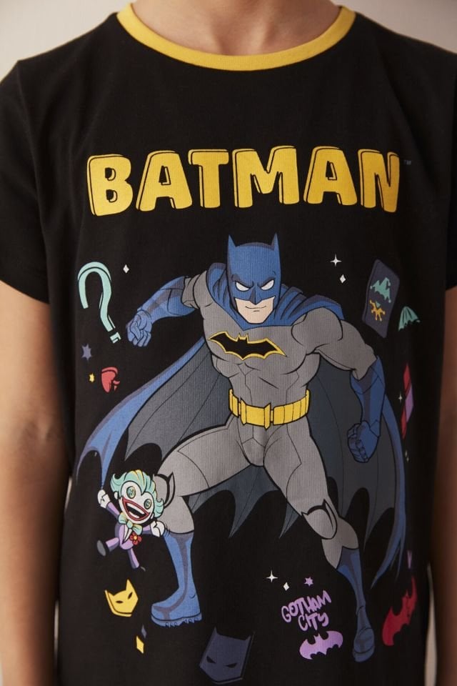Black Lic Batman 2 Pack Pajamas Set
