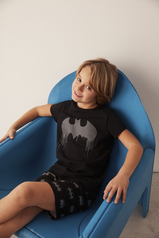 Siyah Batman Dad 2 Pack Pijama Takımı