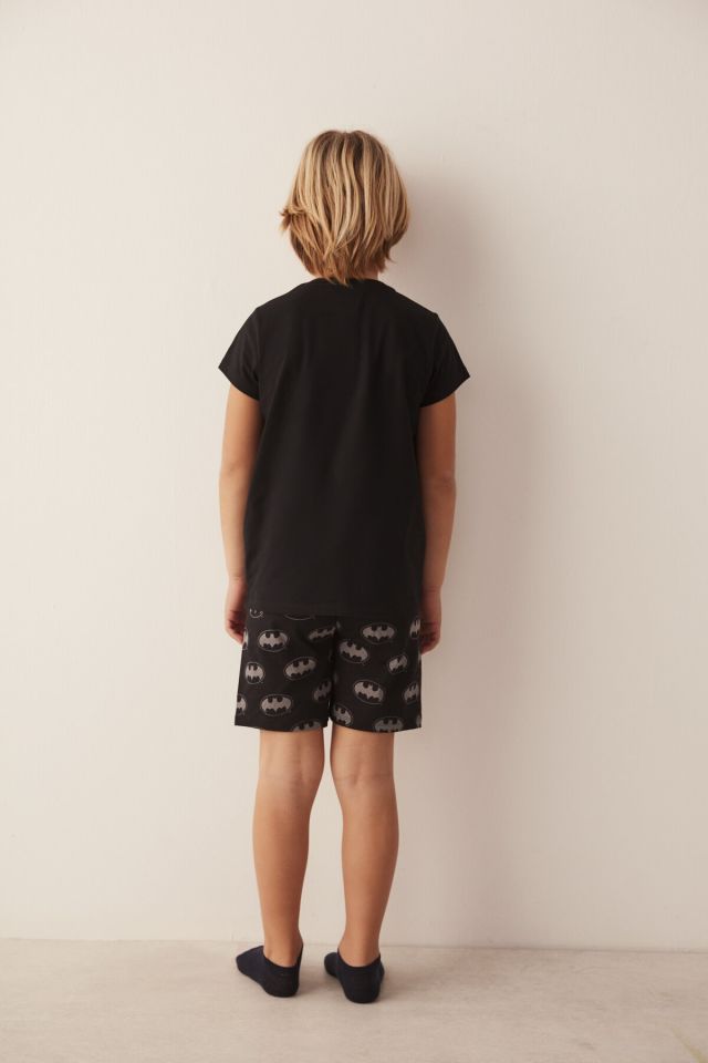 Siyah Batman Dad 2 Pack Pijama Takımı