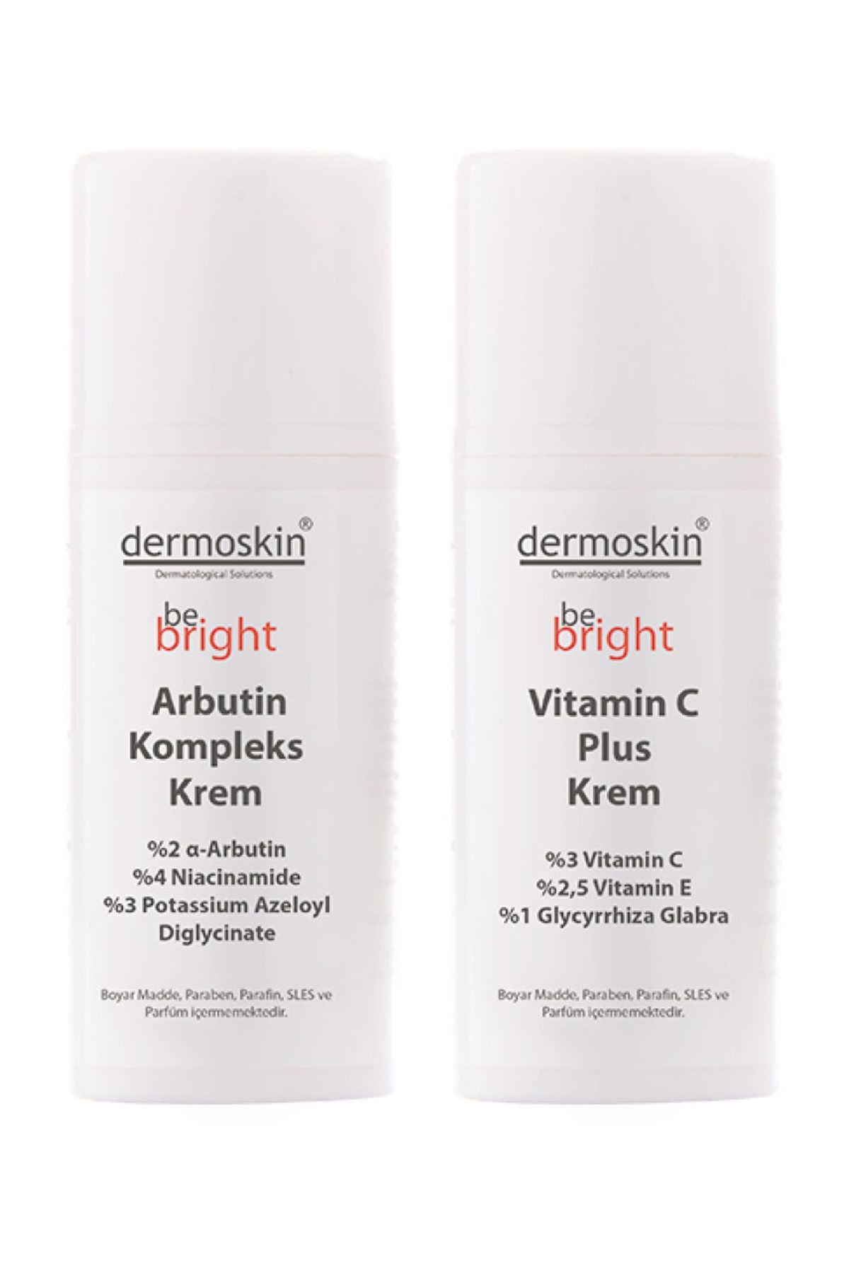 Be Bright Arbutin Kompleks Krem + Be Bright Vitamin C Plus Krem 2'li Avantaj Paket