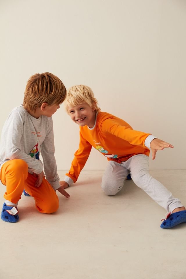 Çok Renkli Erkek Çocuk B. Book Tent 2li Pijama Takımı