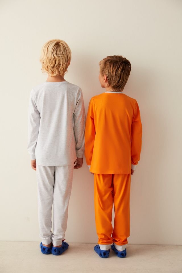Çok Renkli Erkek Çocuk B. Book Tent 2li Pijama Takımı
