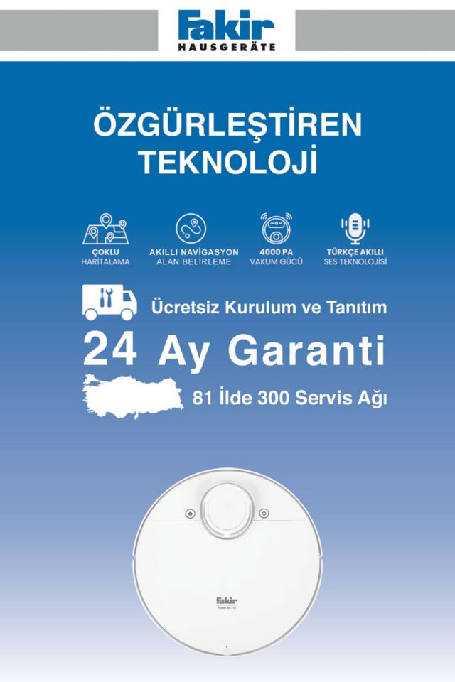 Robert Rs 770 Akıllı Robot Süpürge