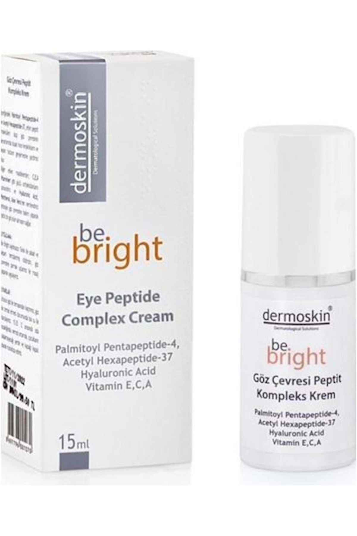 Dermoskin - Be Bright Eye Contour Peptide Complex Cream 15 Ml