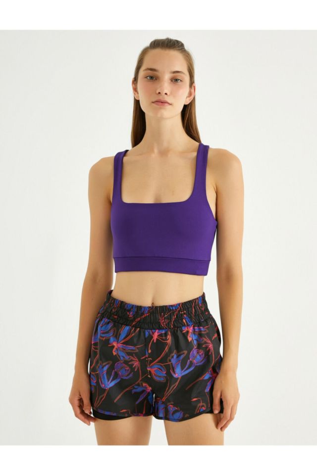 Purple Sports Bra
