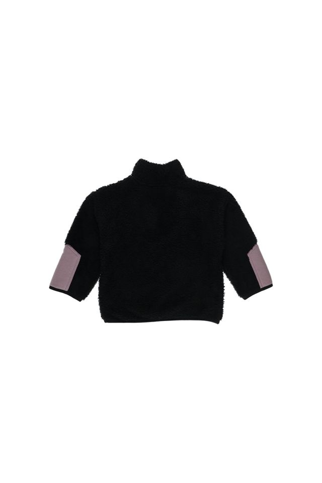 Erkek Bebek Kanguru Cepli Peluş Sweatshirt