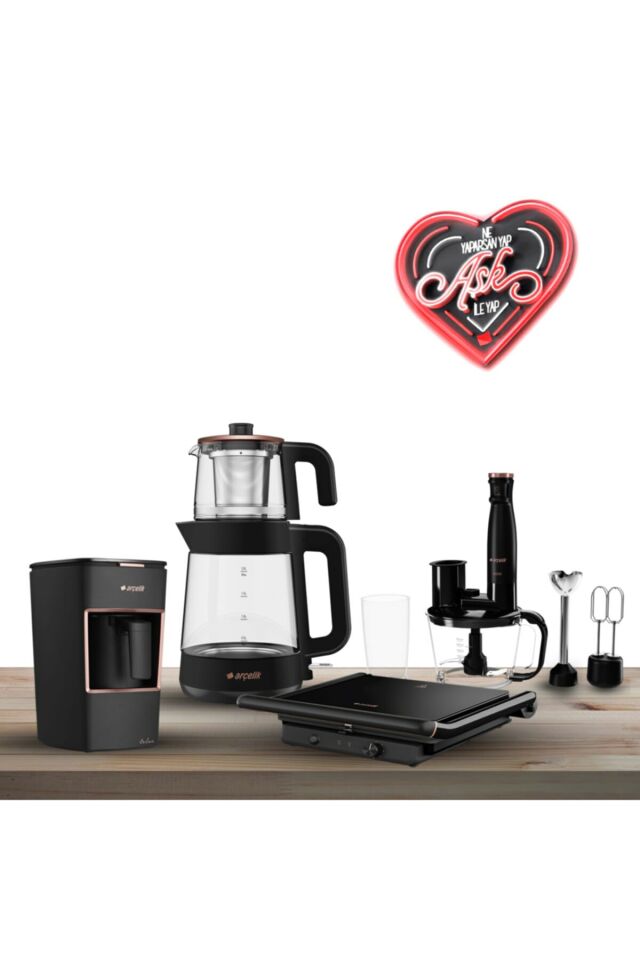 Recital Small Home Appliances Set Black