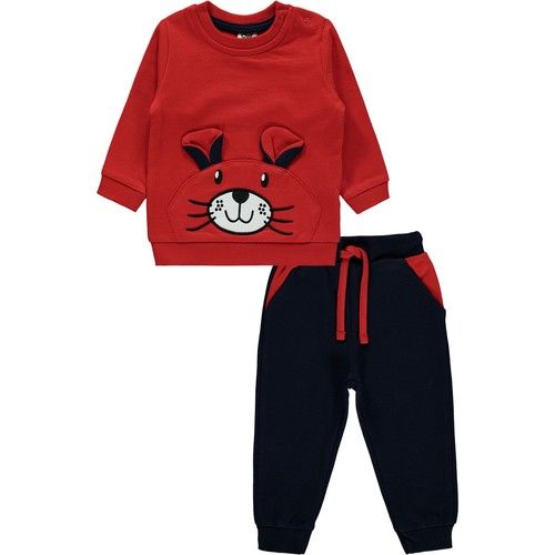 Baby Boy Suit 6-18 Months Red